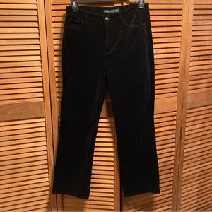 Lauren Ralph Lauren Jean Co. Black Velour Jeans